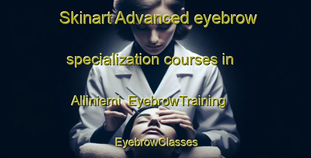 Skinart Advanced eyebrow specialization courses in Alliniemi | EyebrowTraining | EyebrowClasses | SkinartTraining-Finland