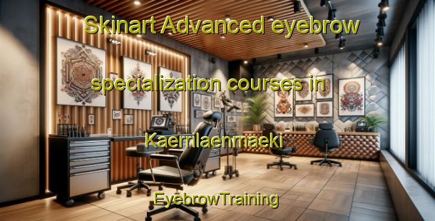 Skinart Advanced eyebrow specialization courses in Kaerrilaenmaeki | EyebrowTraining | EyebrowClasses | SkinartTraining-Finland