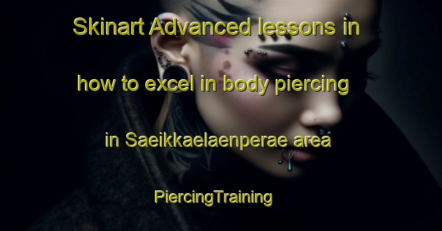 Skinart Advanced lessons in how to excel in body piercing in Saeikkaelaenperae area | PiercingTraining | PiercingClasses | SkinartTraining-Finland
