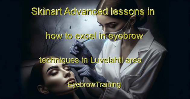 Skinart Advanced lessons in how to excel in eyebrow techniques in Luvelahti area | EyebrowTraining | EyebrowClasses | SkinartTraining-Finland