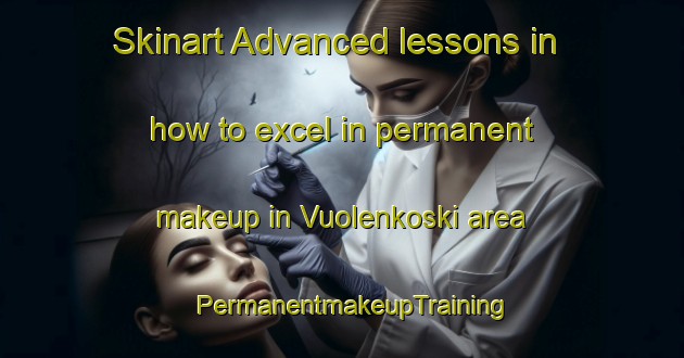 Skinart Advanced lessons in how to excel in permanent makeup in Vuolenkoski area | PermanentmakeupTraining | PermanentmakeupClasses | SkinartTraining-Finland