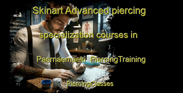 Skinart Advanced piercing specialization courses in Paernaemaeki | PiercingTraining | PiercingClasses | SkinartTraining-Finland