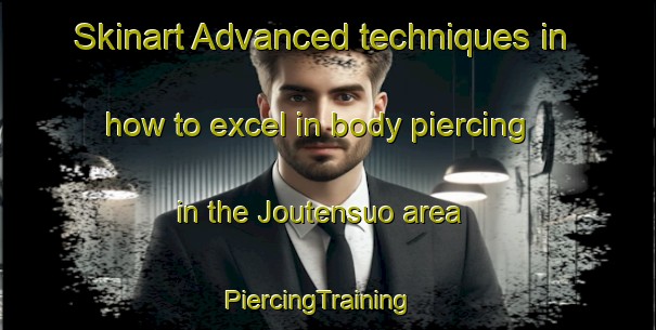 Skinart Advanced techniques in how to excel in body piercing in the Joutensuo area | PiercingTraining | PiercingClasses | SkinartTraining-Finland