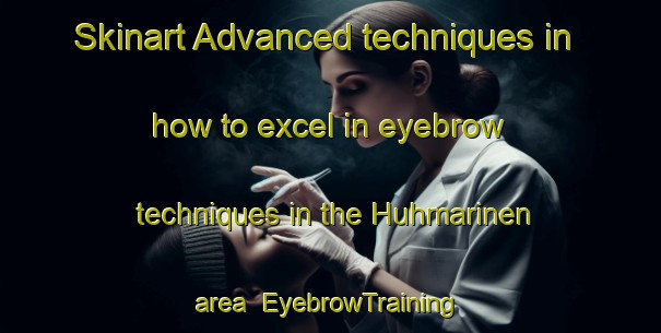 Skinart Advanced techniques in how to excel in eyebrow techniques in the Huhmarinen area | EyebrowTraining | EyebrowClasses | SkinartTraining-Finland