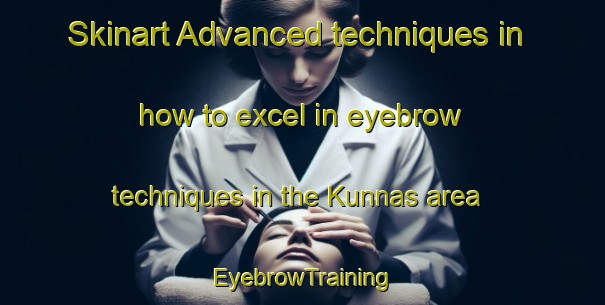 Skinart Advanced techniques in how to excel in eyebrow techniques in the Kunnas area | EyebrowTraining | EyebrowClasses | SkinartTraining-Finland