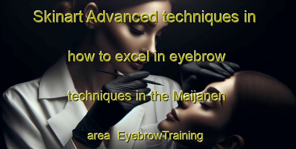 Skinart Advanced techniques in how to excel in eyebrow techniques in the Maijanen area | EyebrowTraining | EyebrowClasses | SkinartTraining-Finland