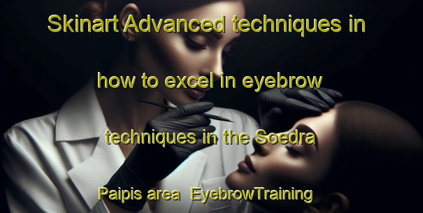 Skinart Advanced techniques in how to excel in eyebrow techniques in the Soedra Paipis area | EyebrowTraining | EyebrowClasses | SkinartTraining-Finland