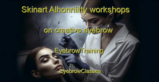 Skinart Alhonniitty workshops on creative eyebrow | EyebrowTraining | EyebrowClasses | SkinartTraining-Finland