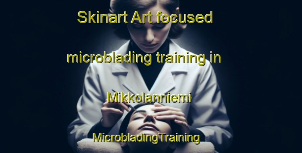 Skinart Art-focused microblading training in Mikkolanniemi | MicrobladingTraining | MicrobladingClasses | SkinartTraining-Finland