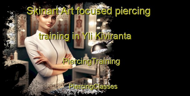 Skinart Art-focused piercing training in Yli Kiviranta | PiercingTraining | PiercingClasses | SkinartTraining-Finland