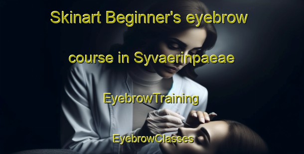 Skinart Beginner's eyebrow course in Syvaerinpaeae | EyebrowTraining | EyebrowClasses | SkinartTraining-Finland