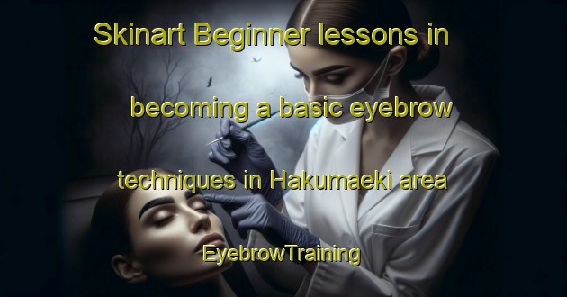 Skinart Beginner lessons in becoming a basic eyebrow techniques in Hakumaeki area | EyebrowTraining | EyebrowClasses | SkinartTraining-Finland