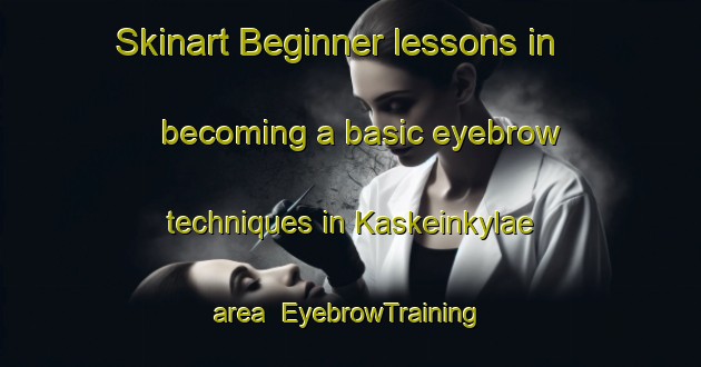 Skinart Beginner lessons in becoming a basic eyebrow techniques in Kaskeinkylae area | EyebrowTraining | EyebrowClasses | SkinartTraining-Finland