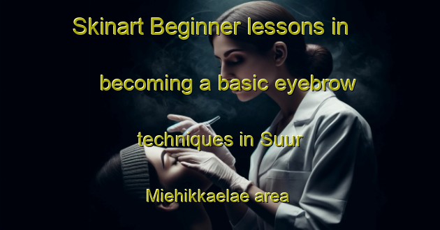 Skinart Beginner lessons in becoming a basic eyebrow techniques in Suur Miehikkaelae area | EyebrowTraining | EyebrowClasses | SkinartTraining-Finland
