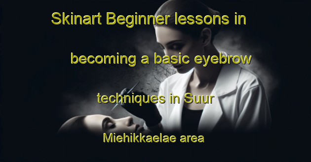 Skinart Beginner lessons in becoming a basic eyebrow techniques in Suur Miehikkaelae area | EyebrowTraining | EyebrowClasses | SkinartTraining-Finland