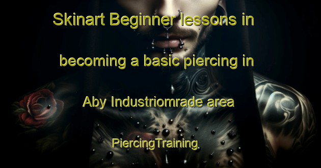 Skinart Beginner lessons in becoming a basic piercing in Aby Industriomrade area | PiercingTraining | PiercingClasses | SkinartTraining-Finland