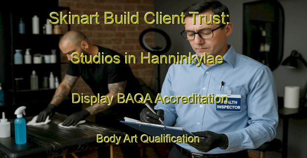 Skinart Build Client Trust: Studios in Hanninkylae - Display BAQA Accreditation | Body Art Qualification Authority | BAQA-Finland