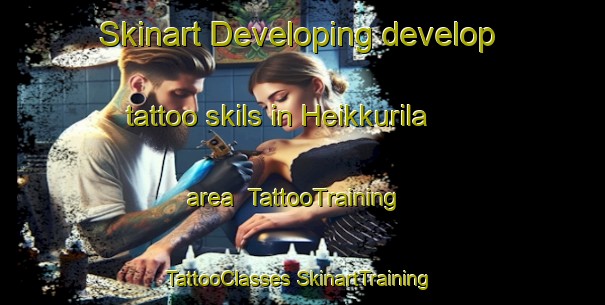 Skinart Developing develop tattoo skils in Heikkurila area | #TattooTraining #TattooClasses #SkinartTraining-Finland