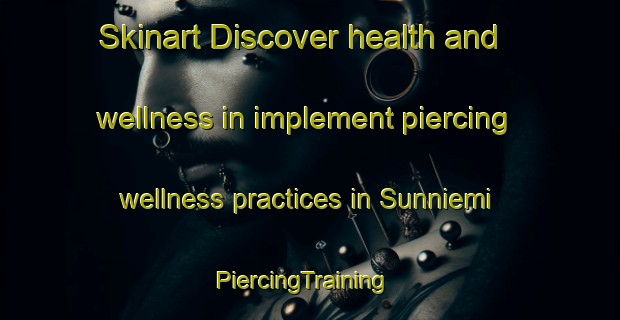 Skinart Discover health and wellness in implement piercing wellness practices in Sunniemi | PiercingTraining | PiercingClasses | SkinartTraining-Finland