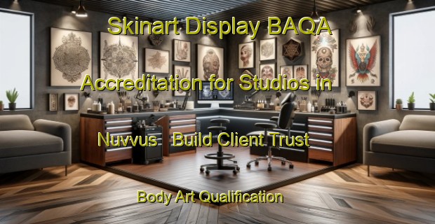 Skinart Display BAQA Accreditation for Studios in Nuvvus - Build Client Trust | Body Art Qualification Authority | BAQA-Finland