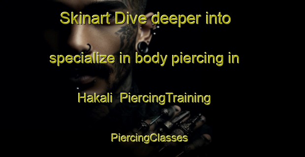 Skinart Dive deeper into specialize in body piercing in Hakali | PiercingTraining | PiercingClasses | SkinartTraining-Finland