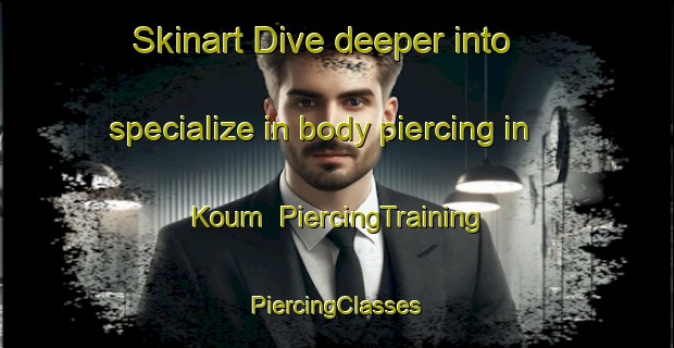 Skinart Dive deeper into specialize in body piercing in Koum | #PiercingTraining #PiercingClasses #SkinartTraining-Finland