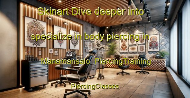 Skinart Dive deeper into specialize in body piercing in Manamansalo | #PiercingTraining #PiercingClasses #SkinartTraining-Finland