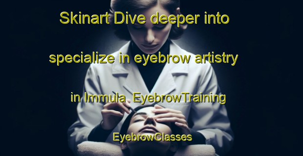 Skinart Dive deeper into specialize in eyebrow artistry in Immula | EyebrowTraining | EyebrowClasses | SkinartTraining-Finland