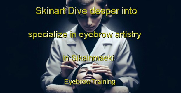 Skinart Dive deeper into specialize in eyebrow artistry in Sikainmaeki | EyebrowTraining | EyebrowClasses | SkinartTraining-Finland