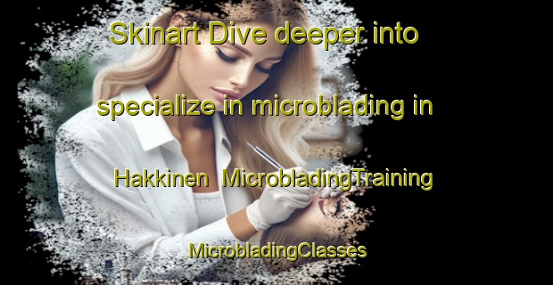 Skinart Dive deeper into specialize in microblading in Hakkinen | #MicrobladingTraining #MicrobladingClasses #SkinartTraining-Finland