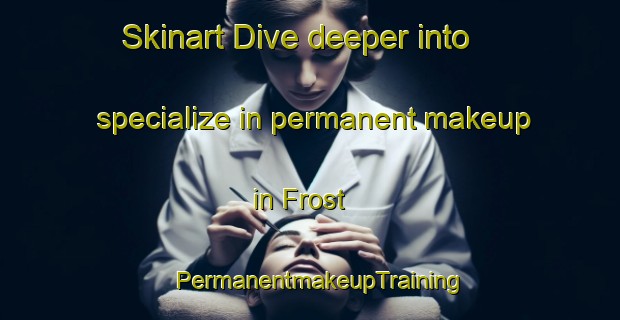 Skinart Dive deeper into specialize in permanent makeup in Frost | PermanentmakeupTraining | PermanentmakeupClasses | SkinartTraining-Finland