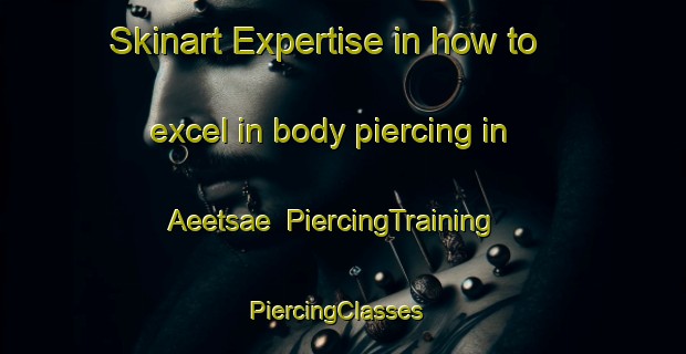 Skinart Expertise in how to excel in body piercing in Aeetsae | PiercingTraining | PiercingClasses | SkinartTraining-Finland
