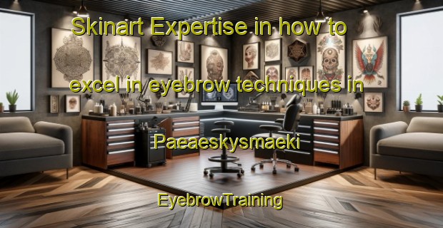 Skinart Expertise in how to excel in eyebrow techniques in Paeaeskysmaeki | EyebrowTraining | EyebrowClasses | SkinartTraining-Finland