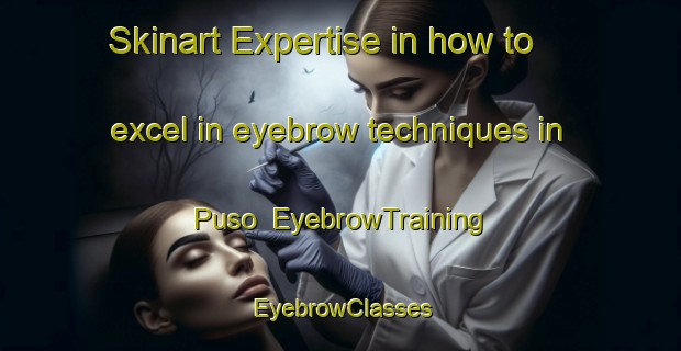 Skinart Expertise in how to excel in eyebrow techniques in Puso | EyebrowTraining | EyebrowClasses | SkinartTraining-Finland