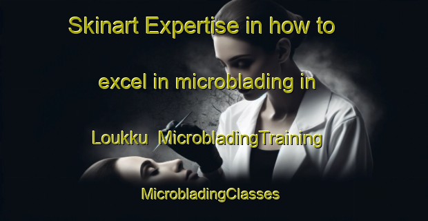 Skinart Expertise in how to excel in microblading in Loukku | MicrobladingTraining | MicrobladingClasses | SkinartTraining-Finland