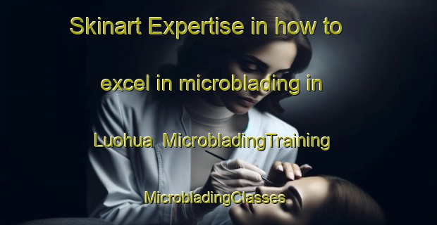 Skinart Expertise in how to excel in microblading in Luohua | MicrobladingTraining | MicrobladingClasses | SkinartTraining-Finland