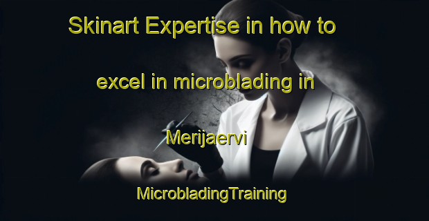 Skinart Expertise in how to excel in microblading in Merijaervi | #MicrobladingTraining #MicrobladingClasses #SkinartTraining-Finland