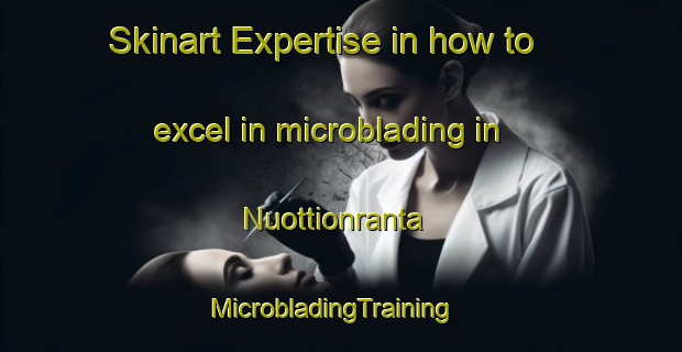 Skinart Expertise in how to excel in microblading in Nuottionranta | MicrobladingTraining | MicrobladingClasses | SkinartTraining-Finland