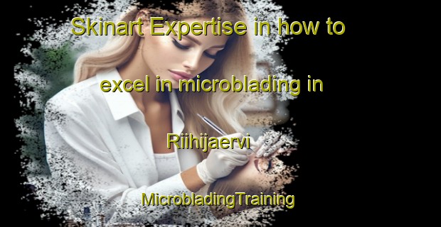 Skinart Expertise in how to excel in microblading in Riihijaervi | #MicrobladingTraining #MicrobladingClasses #SkinartTraining-Finland