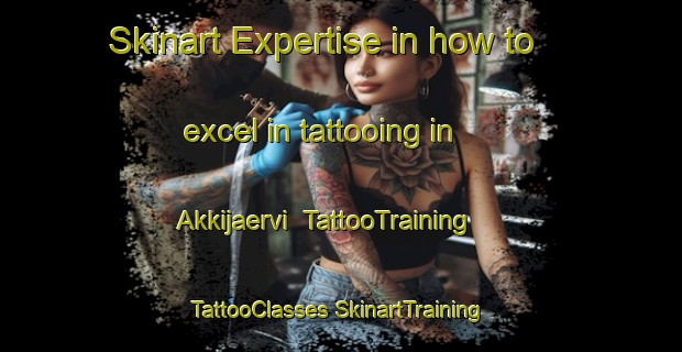 Skinart Expertise in how to excel in tattooing in Akkijaervi | #TattooTraining #TattooClasses #SkinartTraining-Finland