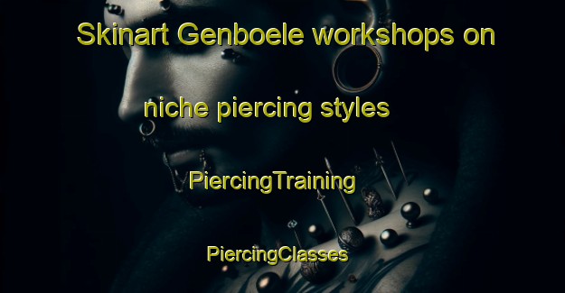 Skinart Genboele workshops on niche piercing styles | PiercingTraining | PiercingClasses | SkinartTraining-Finland