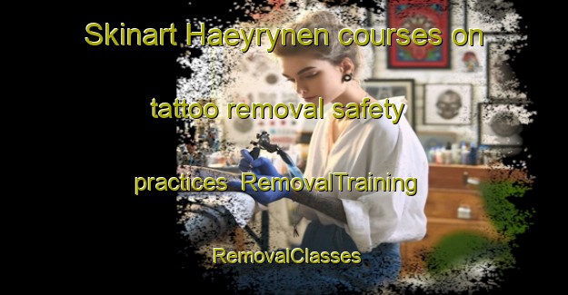 Skinart Haeyrynen courses on tattoo removal safety practices | RemovalTraining | RemovalClasses | SkinartTraining-Finland