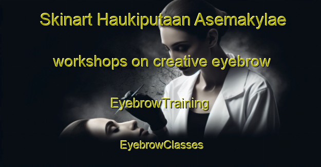 Skinart Haukiputaan Asemakylae workshops on creative eyebrow | EyebrowTraining | EyebrowClasses | SkinartTraining-Finland