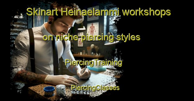 Skinart Heinaelammi workshops on niche piercing styles | PiercingTraining | PiercingClasses | SkinartTraining-Finland