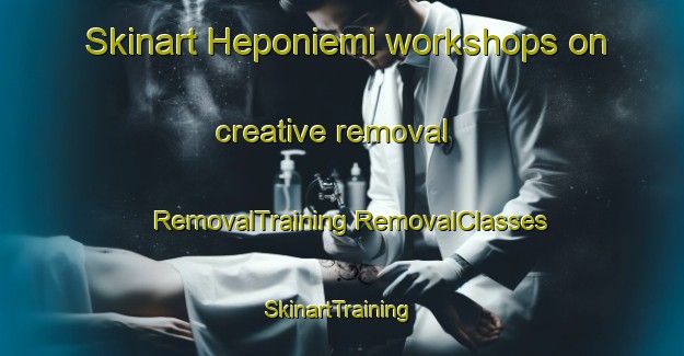 Skinart Heponiemi workshops on creative removal | #RemovalTraining #RemovalClasses #SkinartTraining-Finland