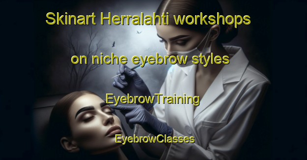 Skinart Herralahti workshops on niche eyebrow styles | EyebrowTraining | EyebrowClasses | SkinartTraining-Finland