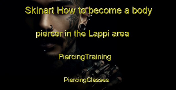 Skinart How to become a body piercer in the Lappi area | PiercingTraining | PiercingClasses | SkinartTraining-Finland