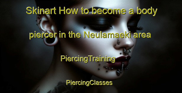 Skinart How to become a body piercer in the Neulamaeki area | PiercingTraining | PiercingClasses | SkinartTraining-Finland