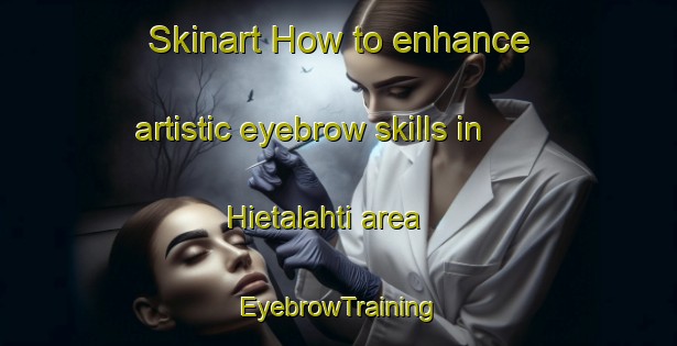 Skinart How to enhance artistic eyebrow skills in Hietalahti area | EyebrowTraining | EyebrowClasses | SkinartTraining-Finland
