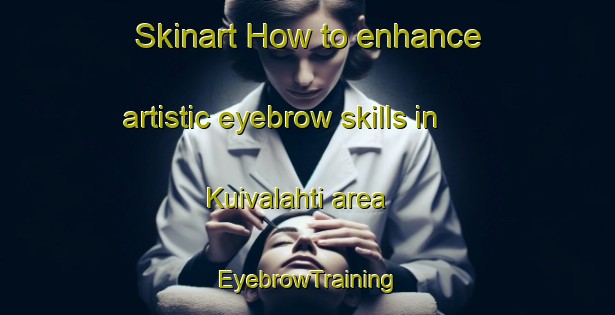Skinart How to enhance artistic eyebrow skills in Kuivalahti area | EyebrowTraining | EyebrowClasses | SkinartTraining-Finland